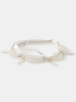 Accessorize London - Girls Embellished Ribbon Hair Band