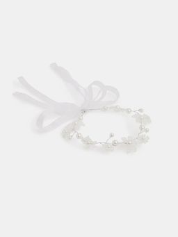 Accessorize London - Girls Pearl Flower Crown Hair Band