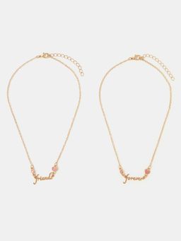 Accessorize London - Girls Friendship Necklaces (Pack Of 2)