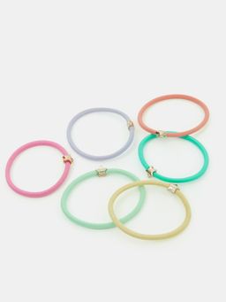Accessorize London - Girls Star Hair Bands (Pack Of 6)