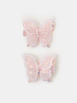 Accessorize London - Girls Sequin Butterfly Clips