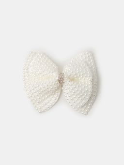 Accessorize London - Girls Allover Pearl Bow Clip
