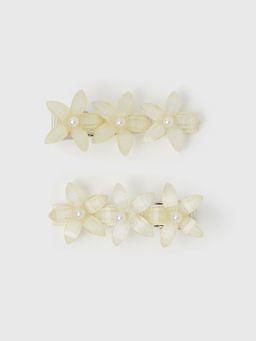 Accessorize London - Girls Crystal Flower Salon Clips