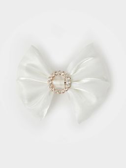 Accessorize London - Girls Bling Satin Bow Hair Clip