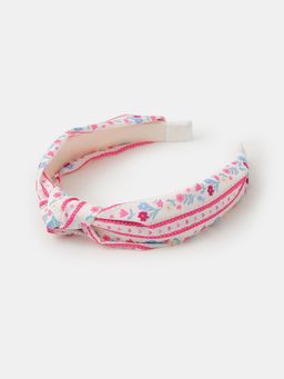 Accessorize London - Girls Floral Print Knot Hair Band