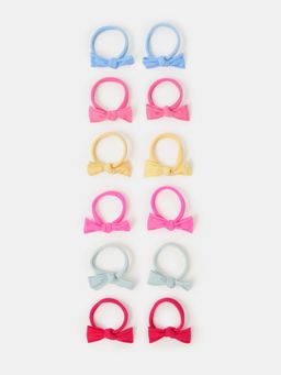 Accessorize London - Girls Mini Tie Pony (Pack Of 12)
