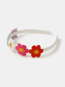 Accessorize London - Girls Crochet Flower Hair Band