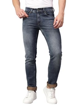 Cantabil - Men Blue Solid Stretchable Jeans