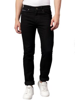 Cantabil - Men Black Solid Stretchable Jeans