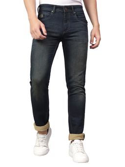 Cantabil - Men Black Solid Stretchable Jeans