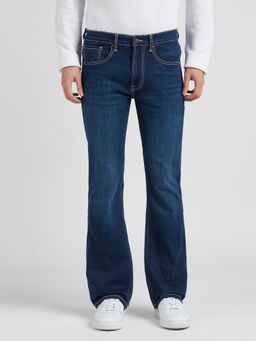 Pepe Jeans - Blue Mid Rise Bootcut Jeans
