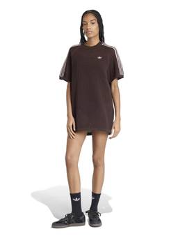 adidas Originals - Women Brown Graphic Polyester Dress