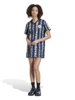 adidas - Women Black Stripes Polyester Dress