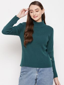 Madame - Women Teal Sweater