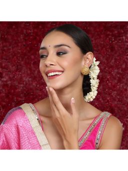 Ruby Raang Studio - Round Golden Stud Earrings