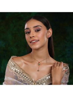 Ruby Raang Studio - Multi Meenakari Kundan Necklace