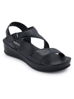 Pepitoes - Black Comfort Gel Cushion Sandals