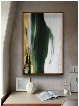 The Art House - Abstract Painting Multicolor (20X30 Inches)