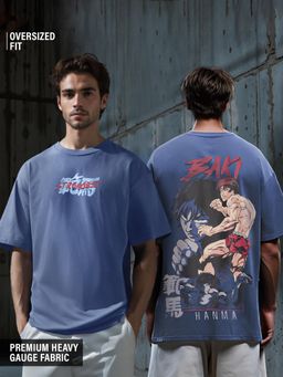 The Souled Store - Official Baki Hanma The Strongest Oversized T-Shirt