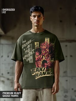 The Souled Store - Official Baki Hanma You Shouldn'T Have Oversized T-Shirt