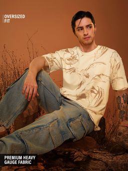 The Souled Store - Official House Of Dragon Triple Dragon Oversized T-Shirt