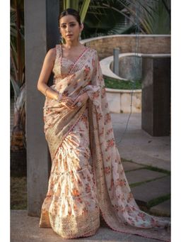 Gopi Vaid - Mahira Saree with Stitched Blouse