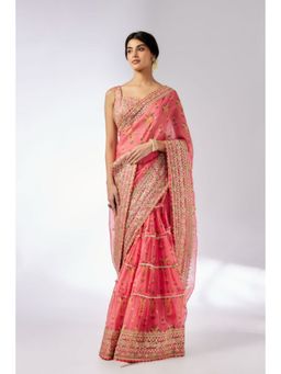 Gopi Vaid - Mahira Saree with Stitched Blouse