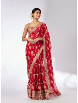 Gopi Vaid - Mahira Saree with Stitched Blouse