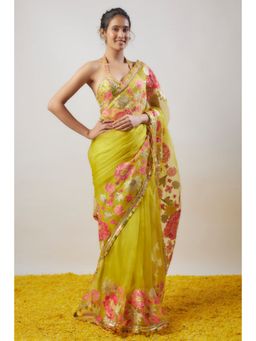 Gopi Vaid - Varsha Saree with Stitched Blouse