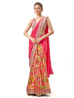 Gopi Vaid - Sneha Saree with Stitched Blouse