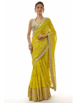 Gopi Vaid - Aradhana Saree with Stitched Blouse
