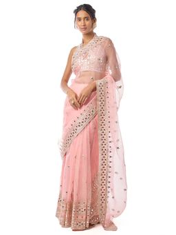 Gopi Vaid - Abhinaya Saree with Stitched Blouse
