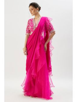 Gopi Vaid - Ganika Saree with Stitched Blouse