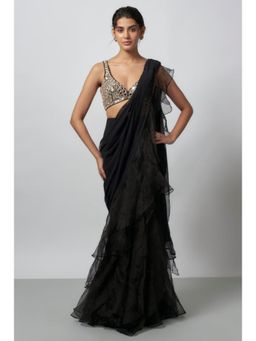 Gopi Vaid - Oorja Saree with Stitched Blouse