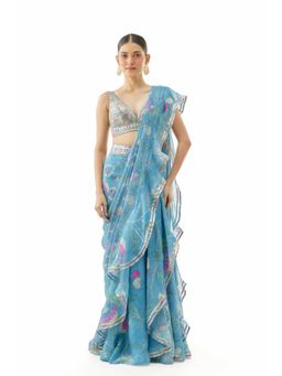 Gopi Vaid - Akshata Saree with Stitched Blouse