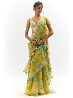 Gopi Vaid - Akshata Saree with Stitched Blouse