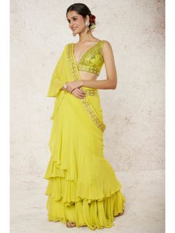 Gopi Vaid - Abshar Saree with Stitched Blouse