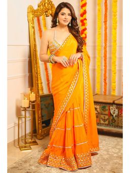 Gopi Vaid - Suchi Saree with Stitched Blouse