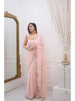 Ensembles - Ashva Saree With Unstitched Blouse