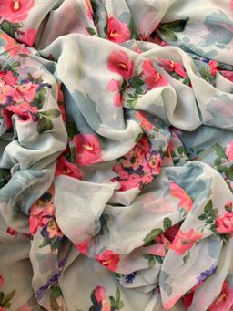 Ensembles - Floral Whisper Saree With Unstitched Blouse