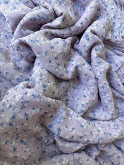 Ensembles - Lavender Haze Saree with Unstitched Blouse