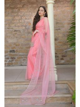 Ensembles - Libra Graceful Harmony Saree with Unstitched Blouse