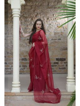 Ensembles - Scorpio Elegant and Bold Saree with Unstitched Blouse