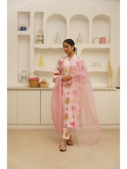 KAVANA - Women Pink Sana Dupatta