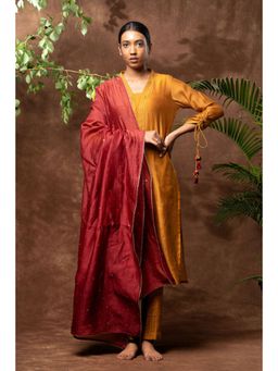 Taraasi - Handloom Chanderi Silk Dupatta