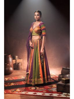 Taraasi - Wine Mulmul Cotton Dupatta