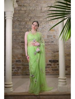 Ensembles - Virgo Refined Grace Saree with Unstitched Blouse