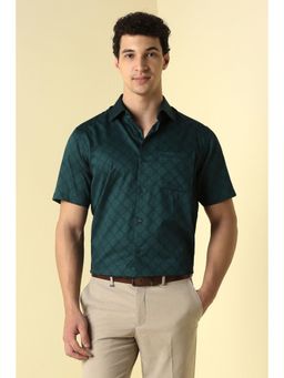 Allen Solly - Men Green Half Sleeves Shirt