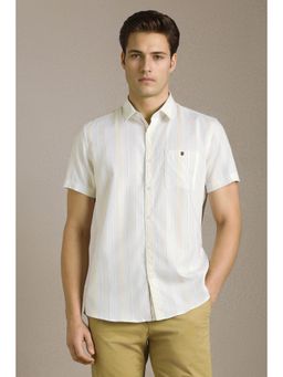 Louis Philippe - Men Stripe Half Sleeves Casual Shirt