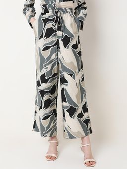 VERO MODA - Black Printed Trouser